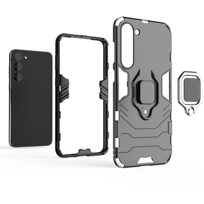 Ring Armor case for Samsung Galaxy S23+ armored cover magnetic holder ring black_10