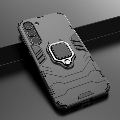 Ring Armor case for Samsung Galaxy S23+ armored cover magnetic holder ring black_17