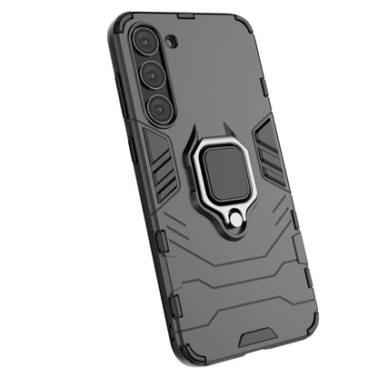 Ring Armor case for Samsung Galaxy S23+ armored cover magnetic holder ring black_2