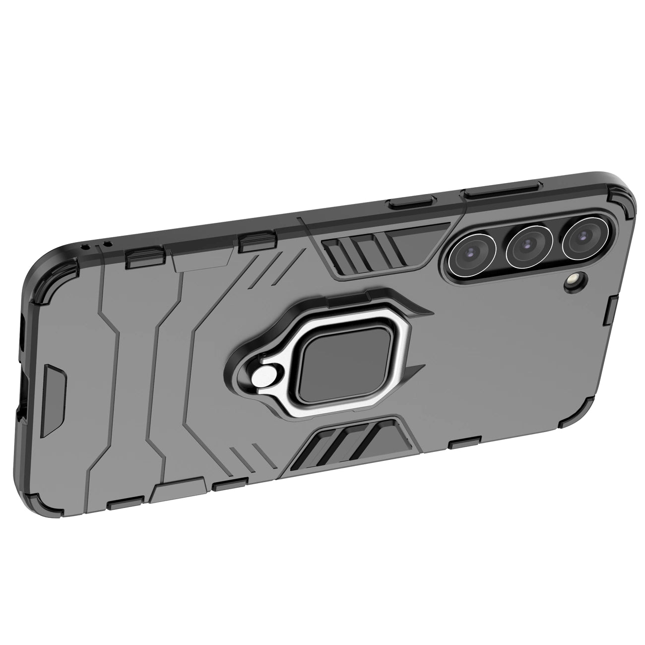 Ring Armor case for Samsung Galaxy S23+ armored cover magnetic holder ring black_6