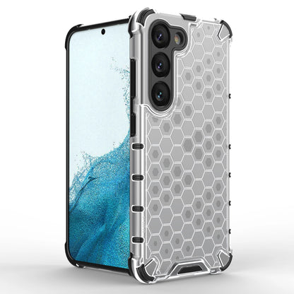 Honeycomb case for Samsung Galaxy S23 armored hybrid cover black_3