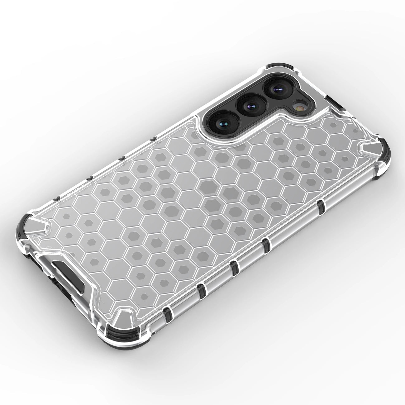 Honeycomb case for Samsung Galaxy S23 armored hybrid cover black_5