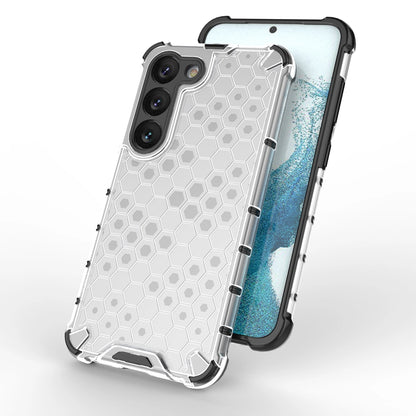 Honeycomb case for Samsung Galaxy S23 armored hybrid cover black_7