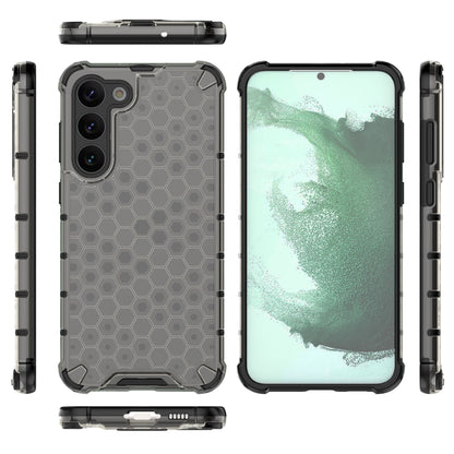 Honeycomb case for Samsung Galaxy S23+ armored hybrid cover black_16