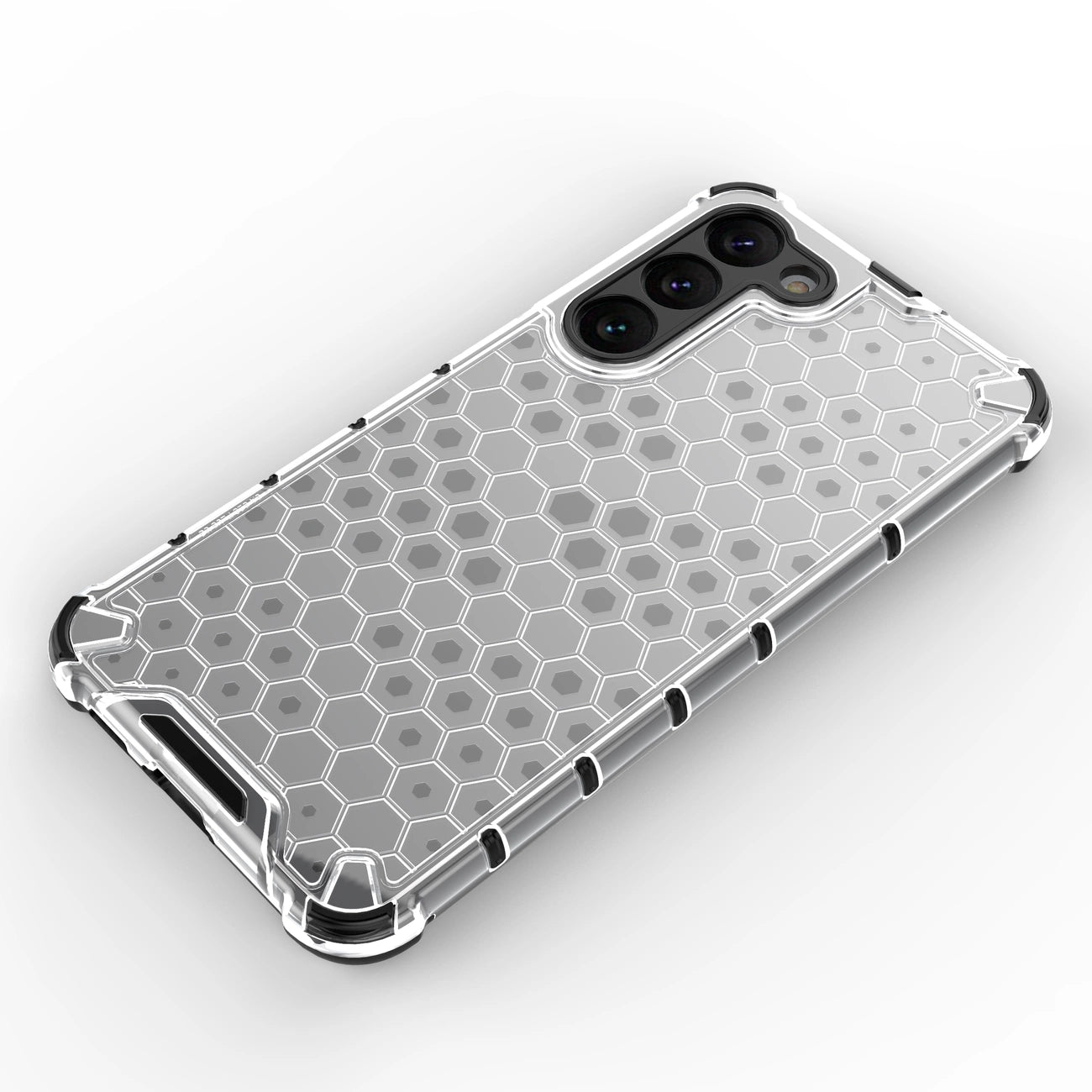 Honeycomb case for Samsung Galaxy S23+ armored hybrid cover black_7