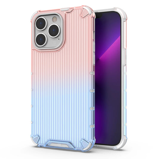 Ombre Protect Case for iPhone 13 Pro armored cover pink and blue_0