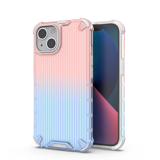 Ombre Protect Case for iPhone 14 Plus armored cover pink and blue_0