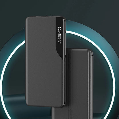 Eco Leather View Case case for Samsung Galaxy S23+ with a flip stand black_1