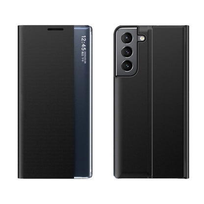 New Sleep Case for Samsung Galaxy A14 cover with flip stand black_0