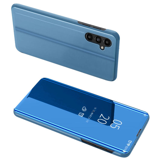 Clear View Case cover for Samsung Galaxy A14 flip cover blue_0