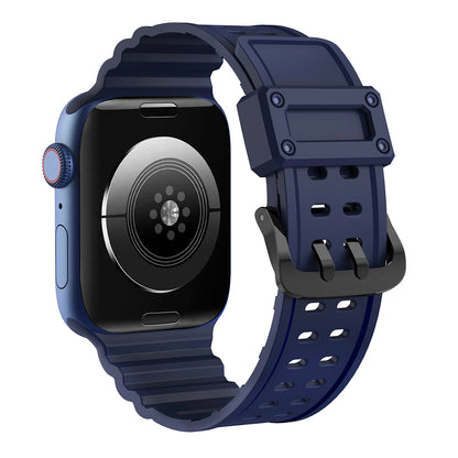 Strap Triple Protection Apple Watch SE strap, 9, 8, 7, 6, 5, 4, 3, 2, 1 (41, 40, 38 mm) band bracelet navy blue_3