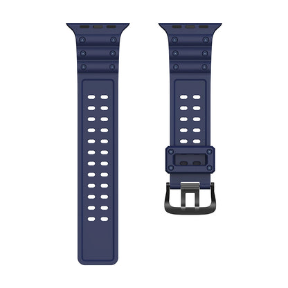 Strap Triple Protection Apple Watch SE strap, 9, 8, 7, 6, 5, 4, 3, 2, 1 (41, 40, 38 mm) band bracelet navy blue_4