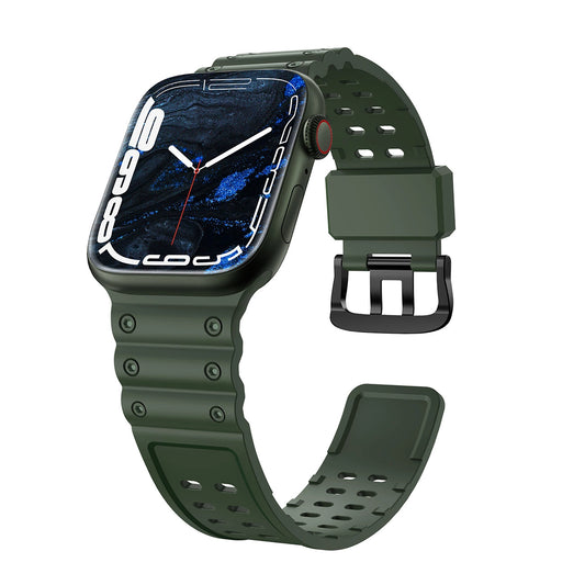 Strap Triple Protection Apple Watch SE strap, 9, 8, 7, 6, 5, 4, 3, 2, 1 (41, 40, 38 mm) band bracelet green_0