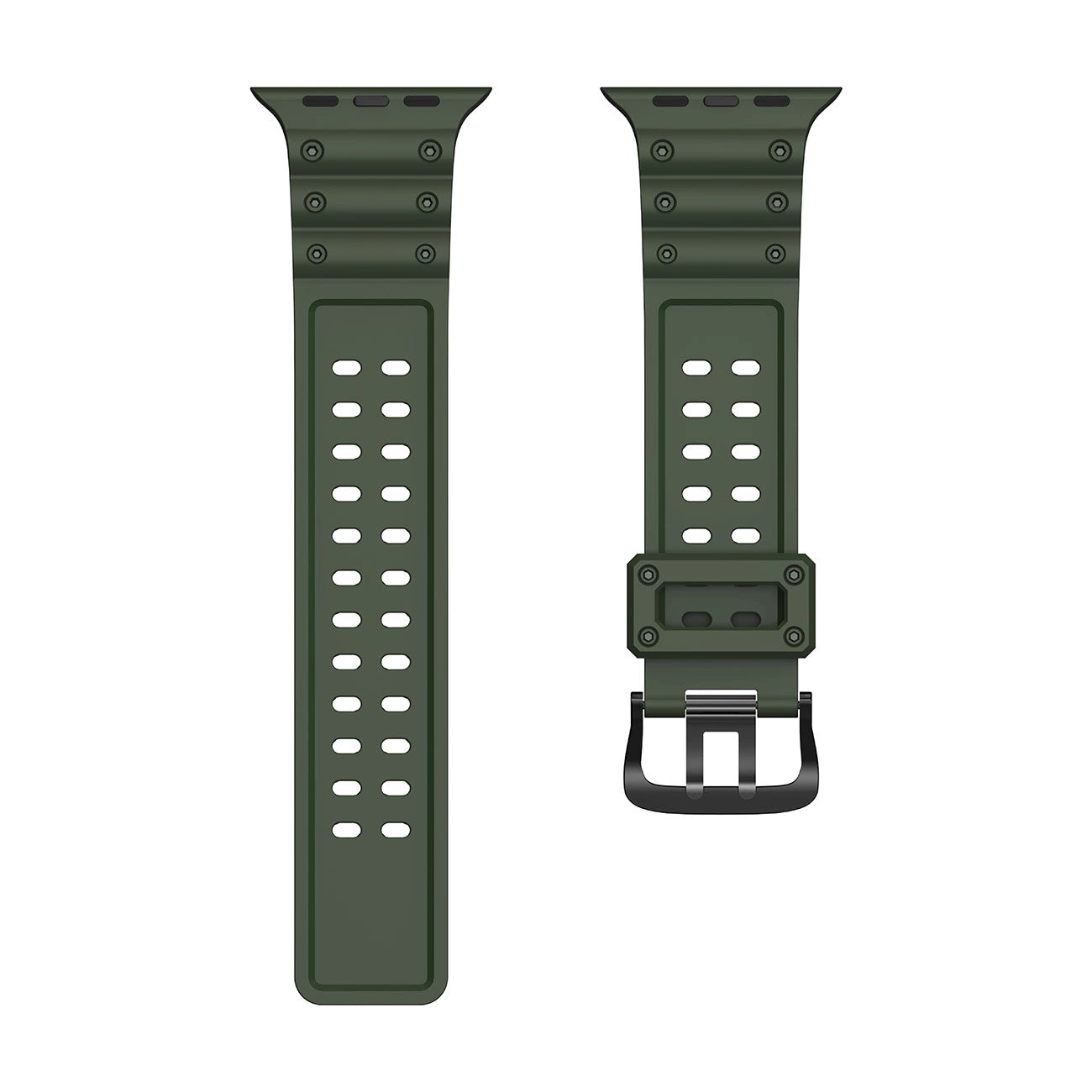 Strap Triple Protection Apple Watch SE strap, 9, 8, 7, 6, 5, 4, 3, 2, 1 (41, 40, 38 mm) band bracelet green_2