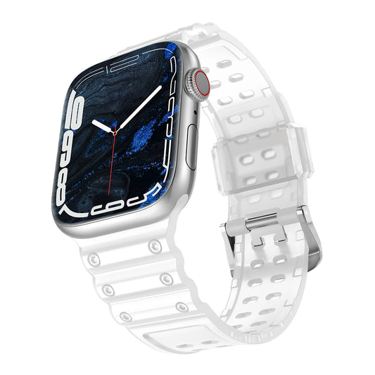 Strap Triple Protection Apple Watch SE Band, 9, 8, 7, 6, 5, 4, 3, 2, 1 (41, 40, 38 mm) Band Bracelet Transparent_0