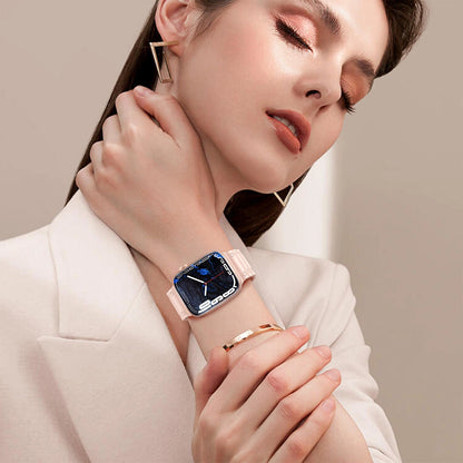 Strap Triple Protection Apple Watch SE Band, 9, 8, 7, 6, 5, 4, 3, 2, 1 (41, 40, 38 mm) Band Bracelet Transparent_12