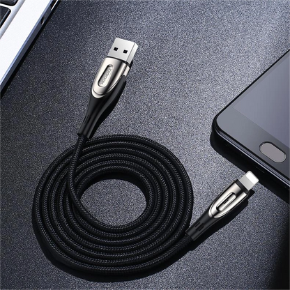USB Cable for Lightning Joyroom Sharp S-M411 2.4A, 3m (Black)_7