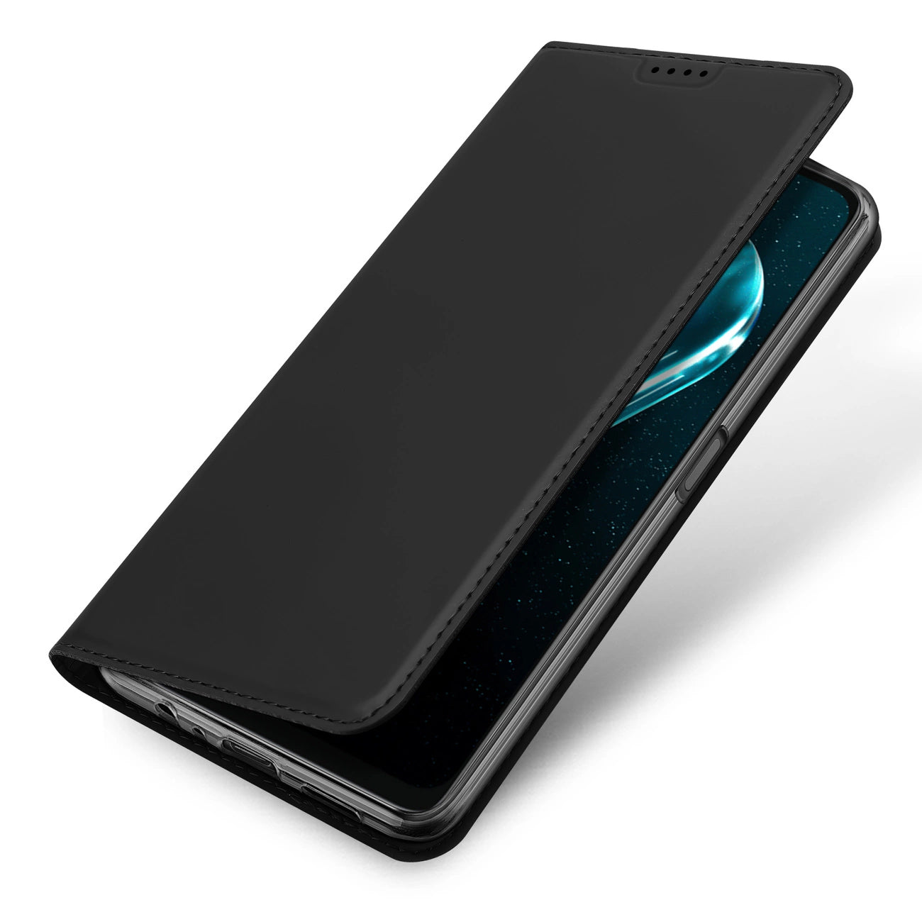 Dux Ducis Skin Pro Case For Realme 10 5G / Realme 9i 5G Cover Flip Card Wallet Stand Black_3