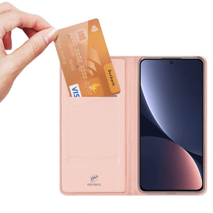 Dux Ducis Skin Pro Case Xiaomi 13 Flip Card Wallet Stand Pink_1
