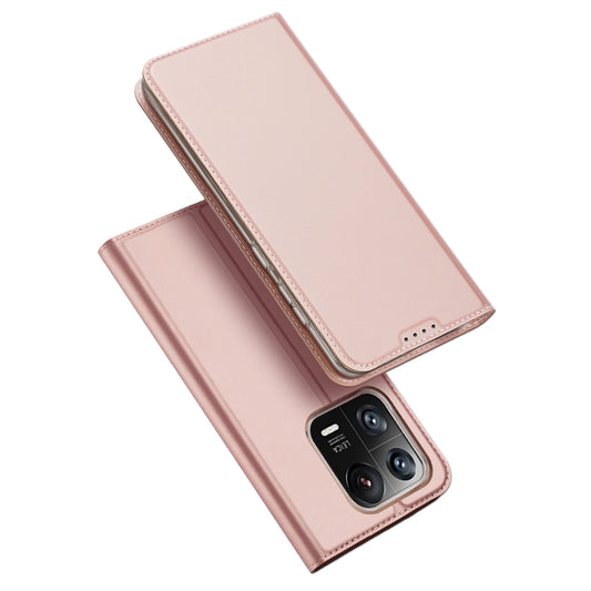 Dux Ducis Skin Pro Case Xiaomi 13 Pro Flip Card Wallet Stand Pink_0