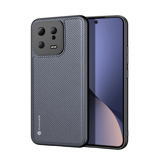 Dux Ducis Fino case for Xiaomi 13 cover with silicone frame gray_0
