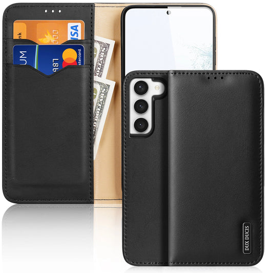 Dux Ducis Hivo case Samsung Galaxy S23+ flip case wallet stand RFID blocker black_0