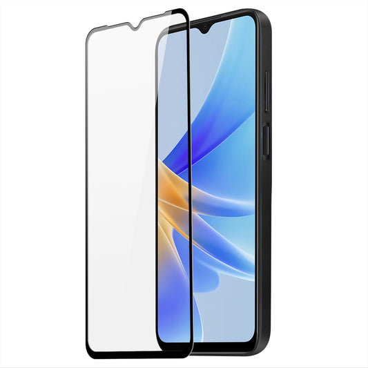 Dux Ducis 9D Tempered Glass Oppo A17 9H tempered glass with black frame_0