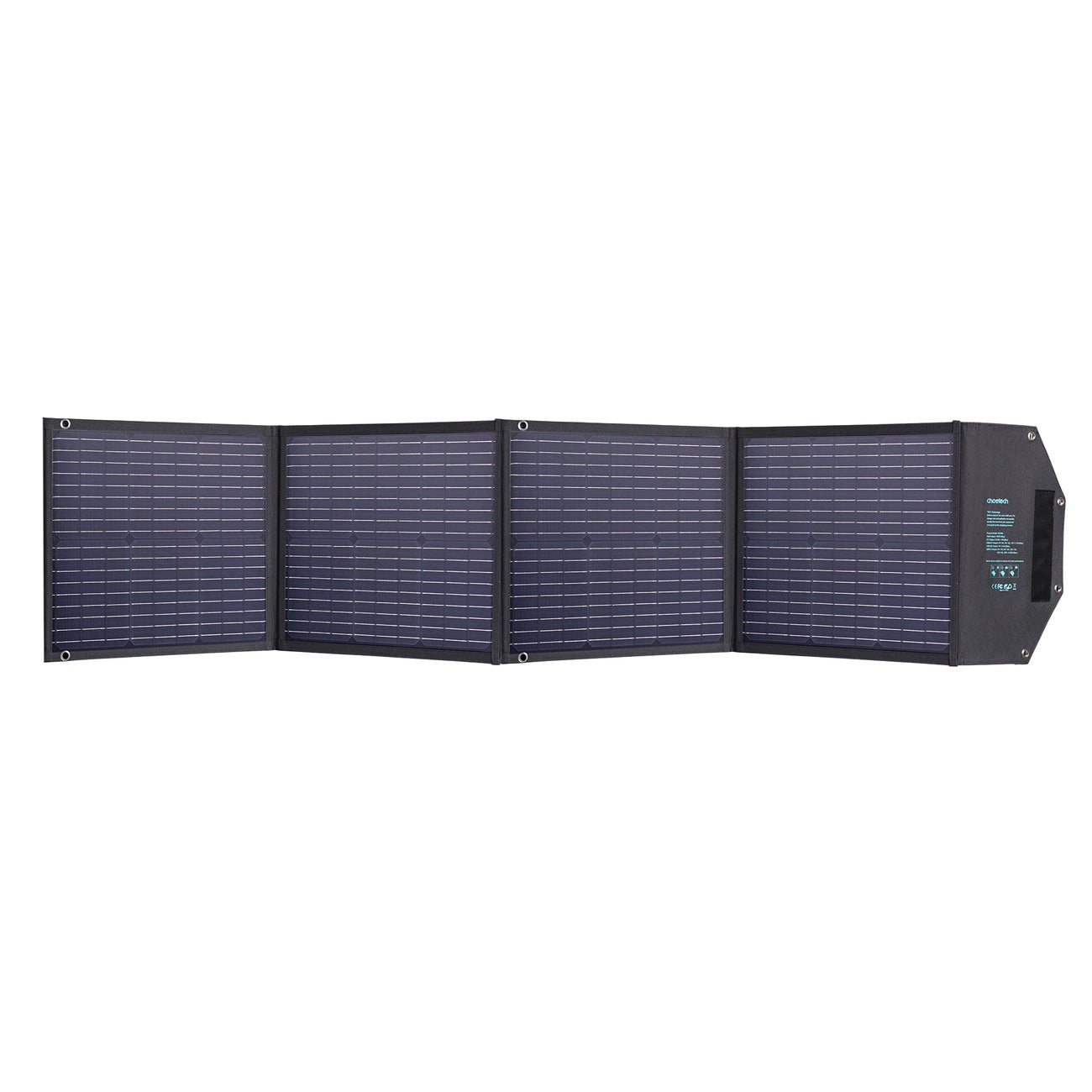 Choetech SC009-V2 solar foldable charger 100W USB-C / 2x USB-A PD QC - black_1