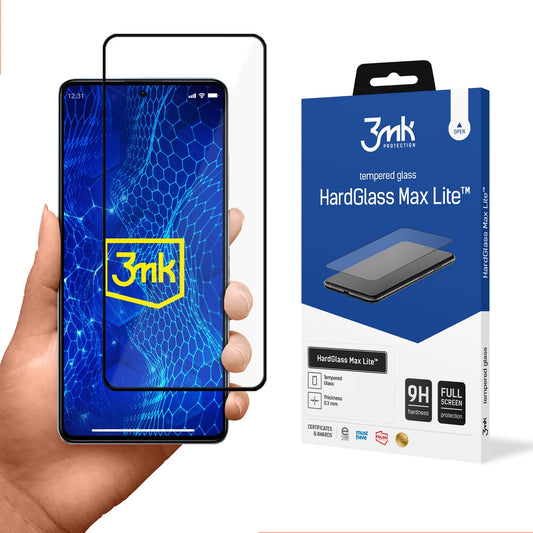 Tempered Glass for Xiaomi Redmi Note 12 5G / Poco X5 5G 9H Series 3mk HardGlass Lite_0