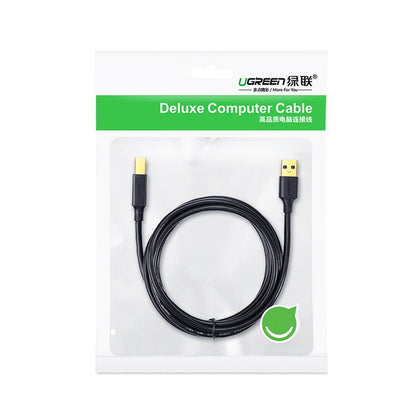Ugreen printer cable USB-A - USB-B 480Mb/s 5m black (US135)_4