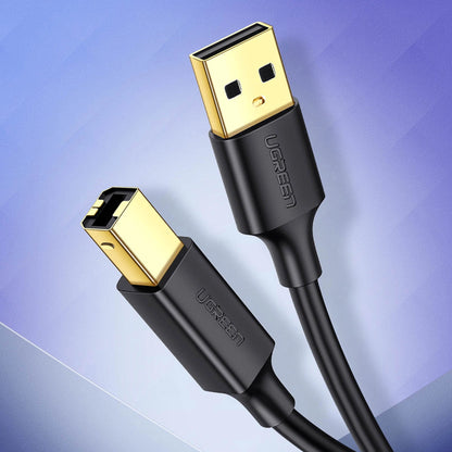 Ugreen printer cable USB-A - USB-B 480Mb/s 5m black (US135)_3