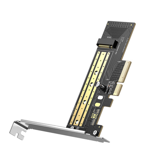 Ugreen expansion card disk adapter M.2 NVMe SATA (M, M+B key) PCIe 3.0 x4 32Gbps (CM302)_0