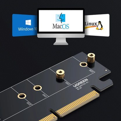 Ugreen CM465 PCIe 4.0 x4 to M.2 NVMe M-Key Expansion Card - Black_3