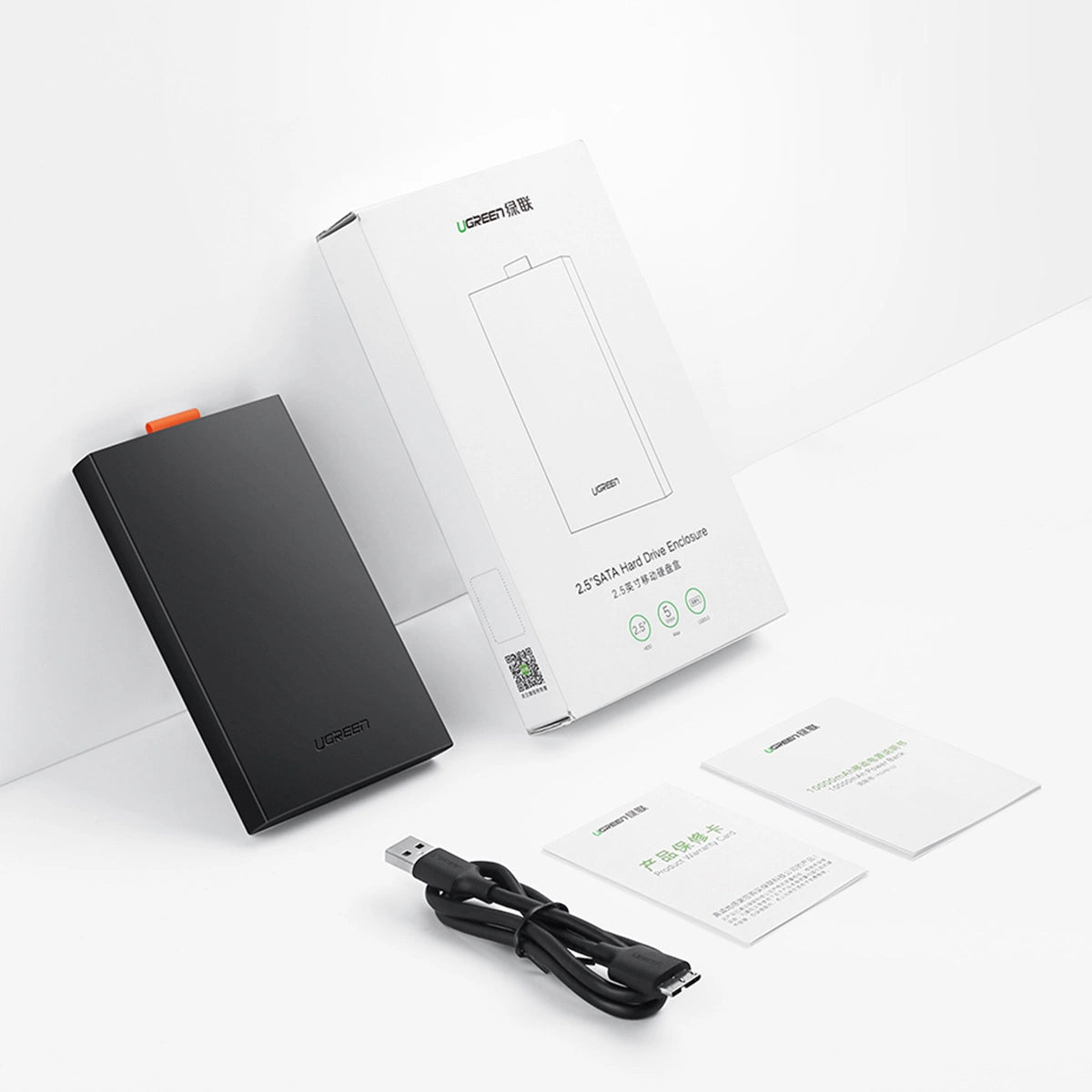 Ugreen SSD/HDD 2.5'' USB 3.0 SATA Black (CM237)_10