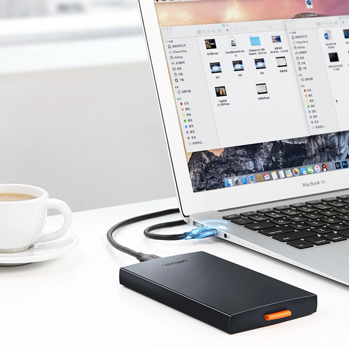 Ugreen SSD/HDD 2.5'' USB 3.0 SATA Black (CM237)_2