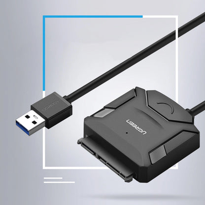 Ugreen adapter cable for 2.5'' / 3.5'' drive (USB-A 3.0 - SATA) black (CR108)_1