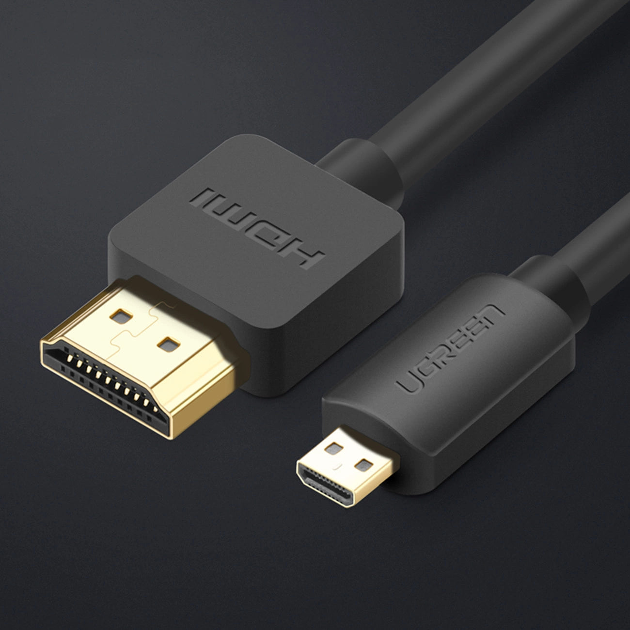 Ugreen cable Micro HDMI - HDMI cable 3m black (HD127)_1