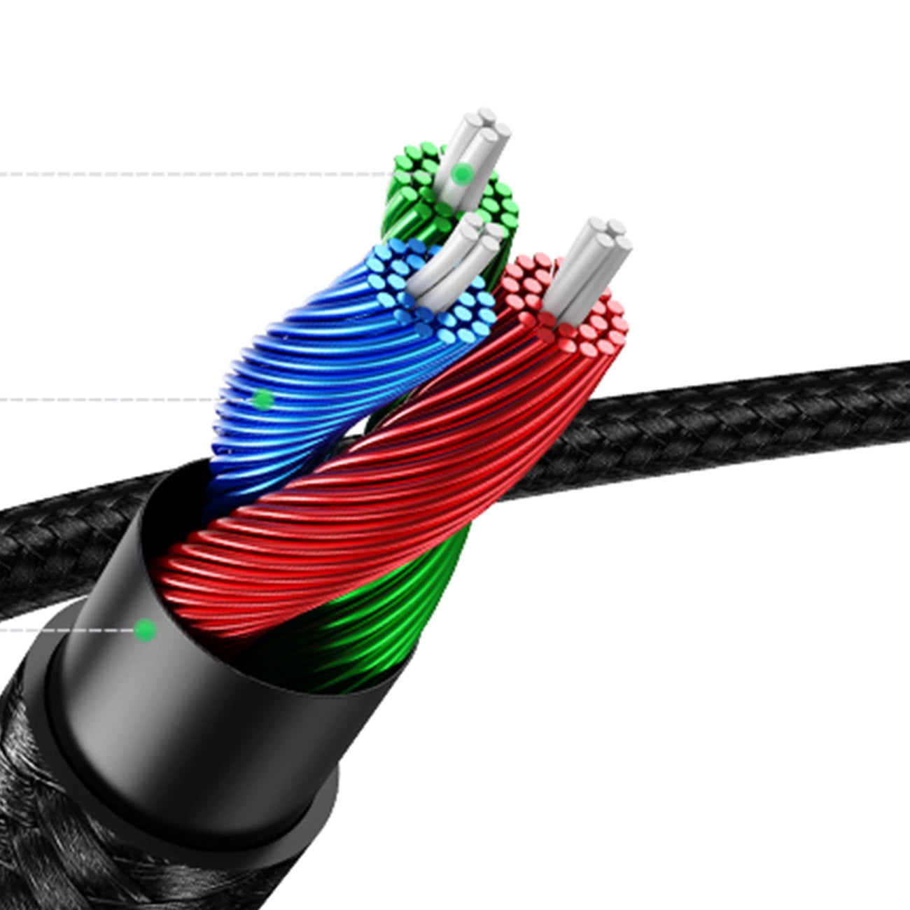 Ugreen audio cable AUX straight minijack 3.5 mm 1m black (AV112)_11