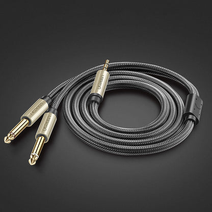 Ugreen audio cable mini jack 3.5 mm - 2 x jack 6.35 mm 2 m gray (AV126)_7