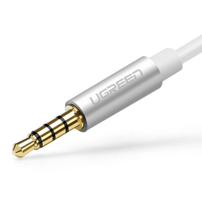 Ugreen cable cable headphone splitter mini jack 3.5 mm - 2 x mini jack 3.5 mm (microphone + stereo output) black (AV141)_5