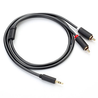 Ugreen AV102 10511 cable 3.5 mm mini jack (male) / 2RCA (male) 1.5m - gray_3
