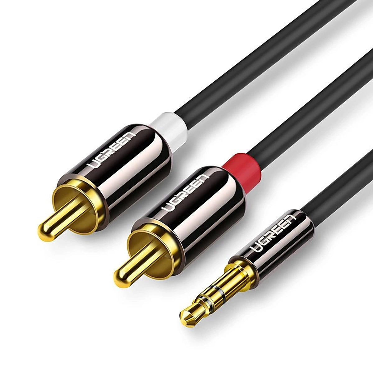 Ugreen AV116 10583 audio cable mini jack 3.5mm (male) / 2RCA (male) 1.5m - black_0