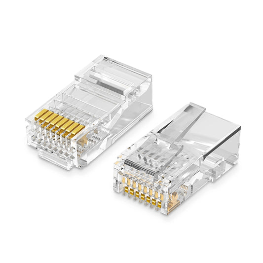 Ugreen 100x plug end RJ45 8P8C (UTP Cat. 5 / Cat. 5e) transparent (NW110)_0