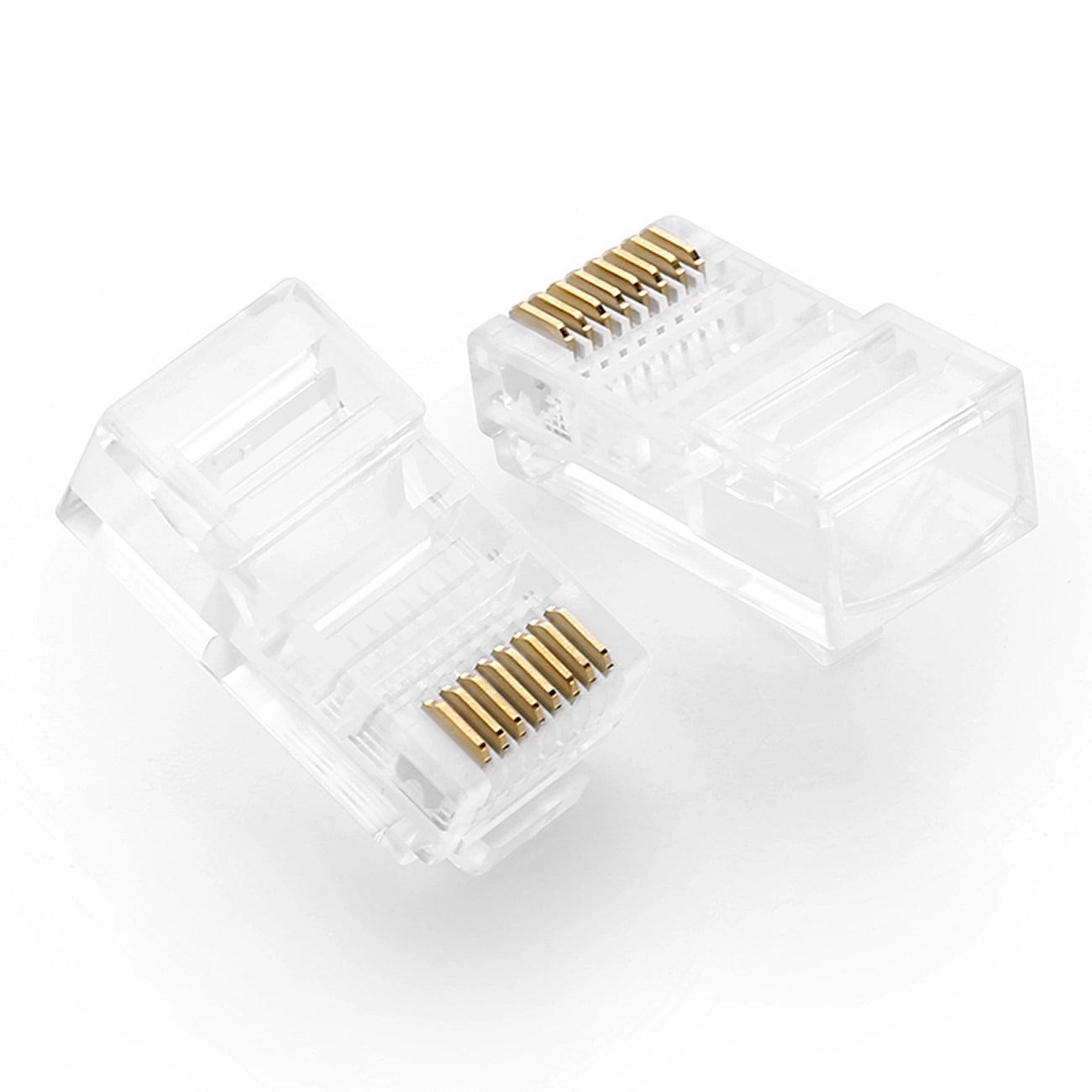 Ugreen 100x plug end RJ45 8P8C (UTP Cat. 5 / Cat. 5e) transparent (NW110)_2