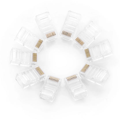 Ugreen 100x plug end RJ45 8P8C (UTP Cat. 5 / Cat. 5e) transparent (NW110)_5