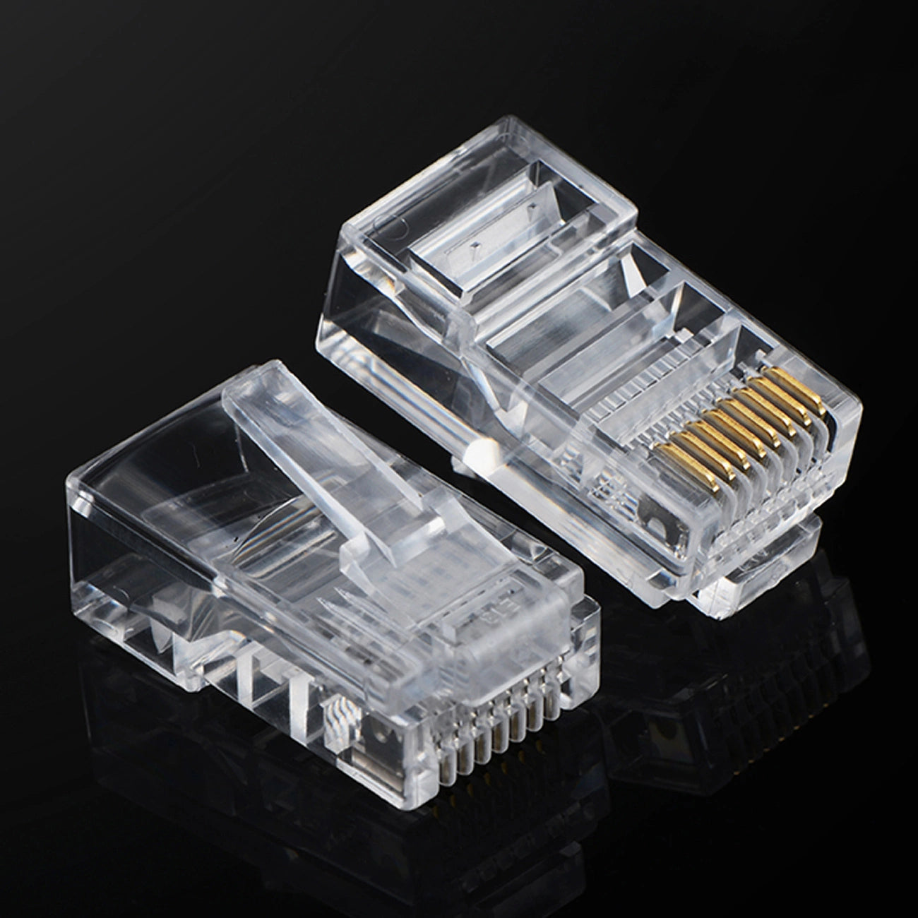 Ugreen 100x plug end RJ45 8P8C (UTP Cat. 5 / Cat. 5e) transparent (NW110)_6