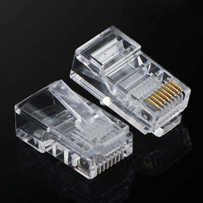 Ugreen 100x plug end RJ45 8P8C (UTP Cat. 5 / Cat. 5e) transparent (NW110)_6