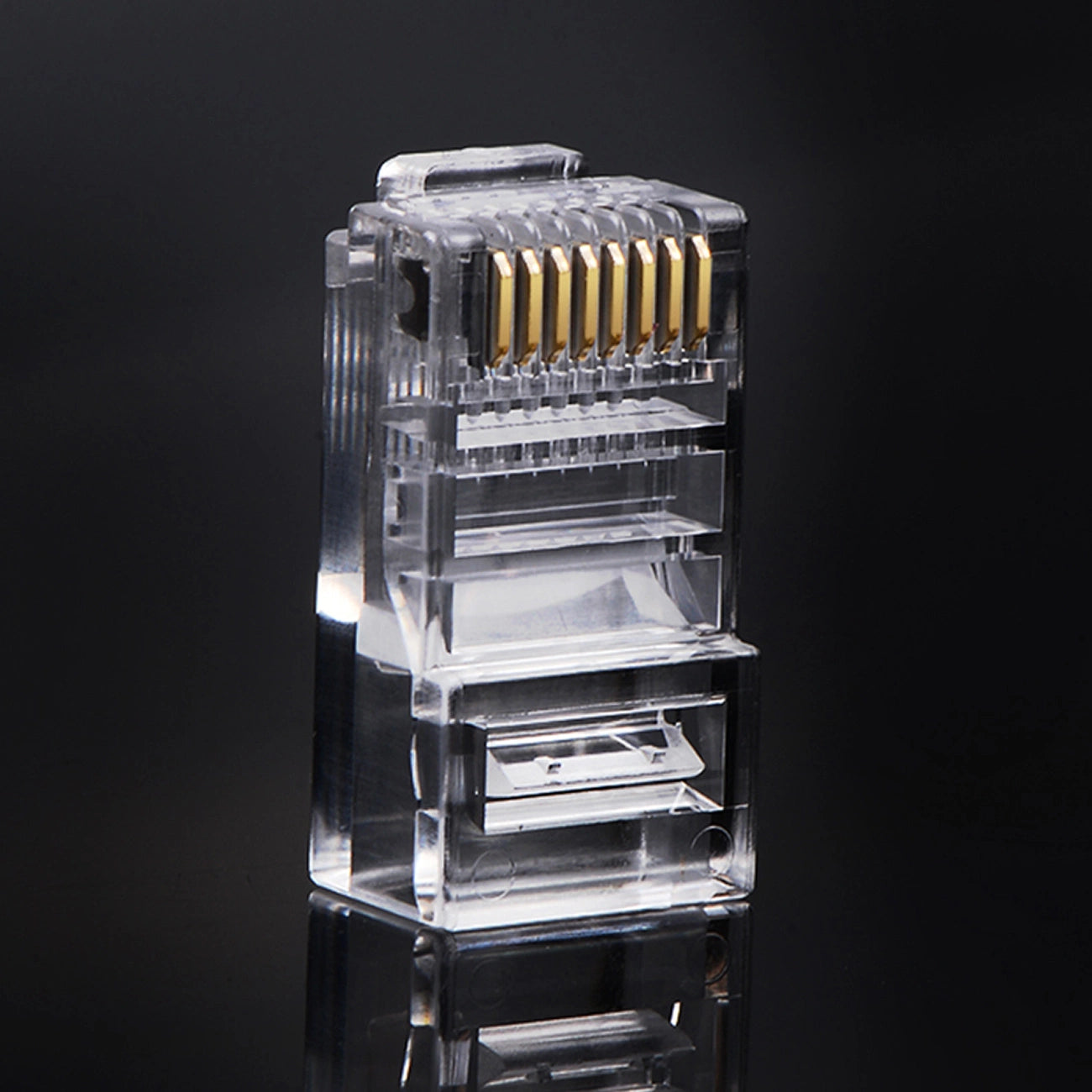 Ugreen 100x plug end RJ45 8P8C (UTP Cat. 5 / Cat. 5e) transparent (NW110)_7