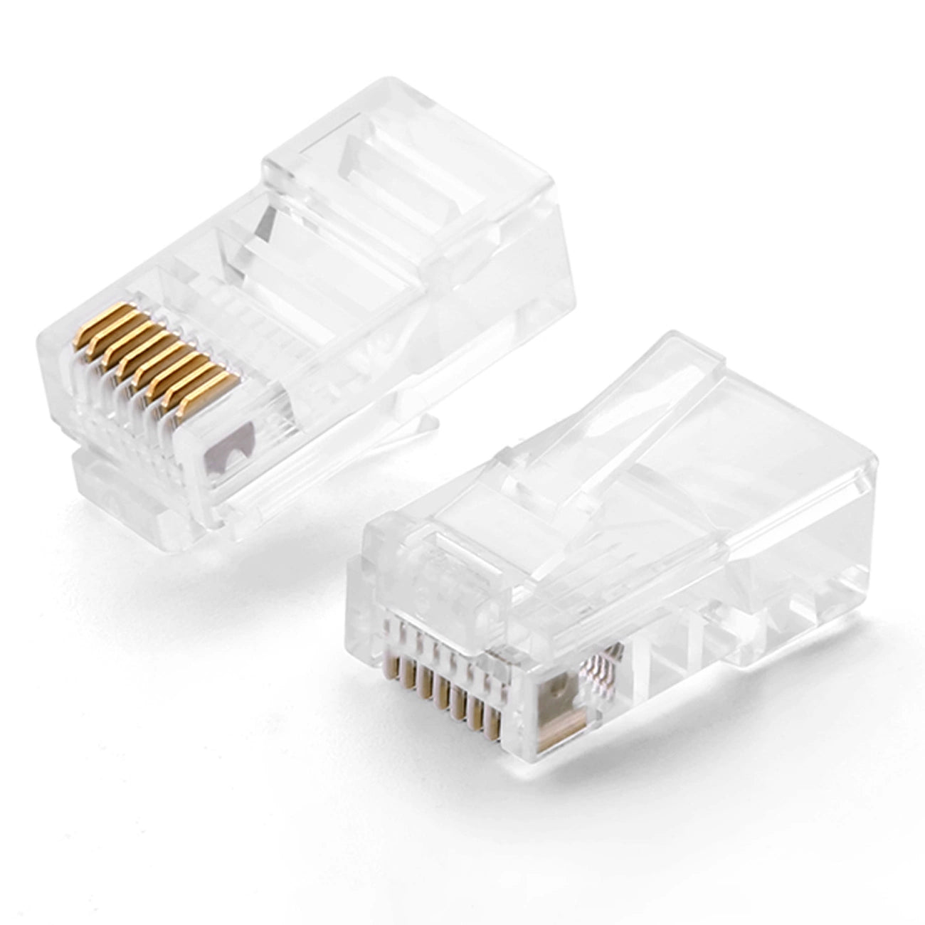 Ugreen 100x plug end RJ45 8P8C (UTP Cat. 5 / Cat. 5e) transparent (NW110)_1