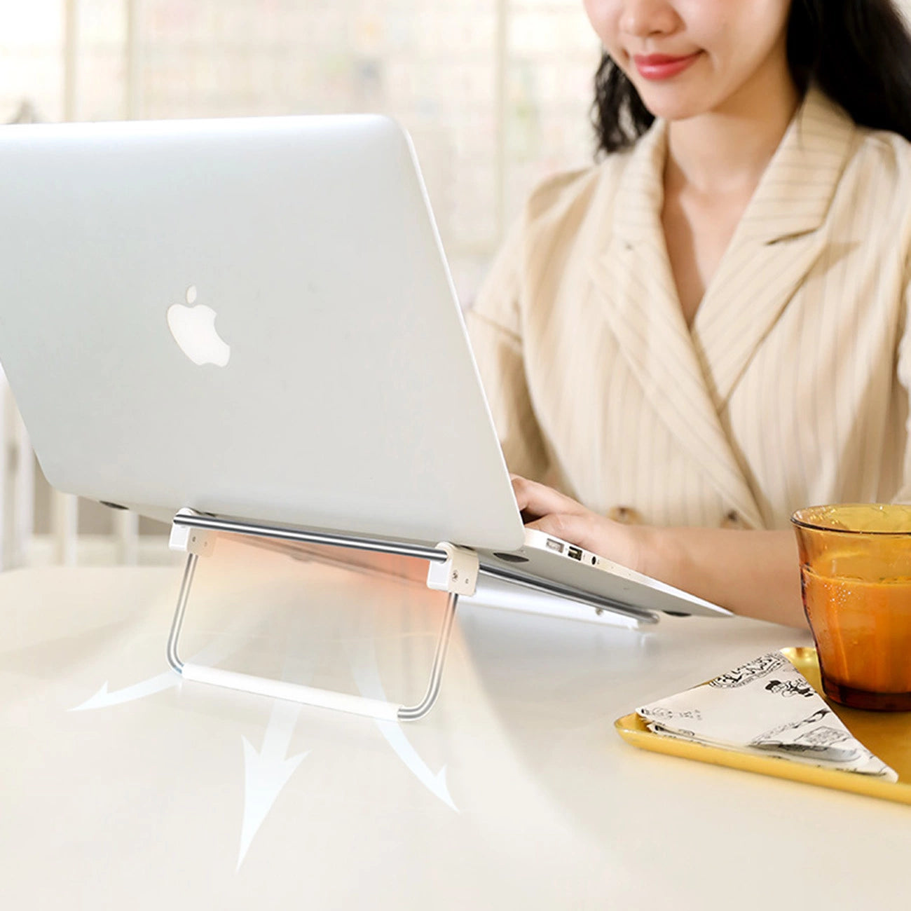Ugreen adjustable stand laptop stand silver (LP230)_11